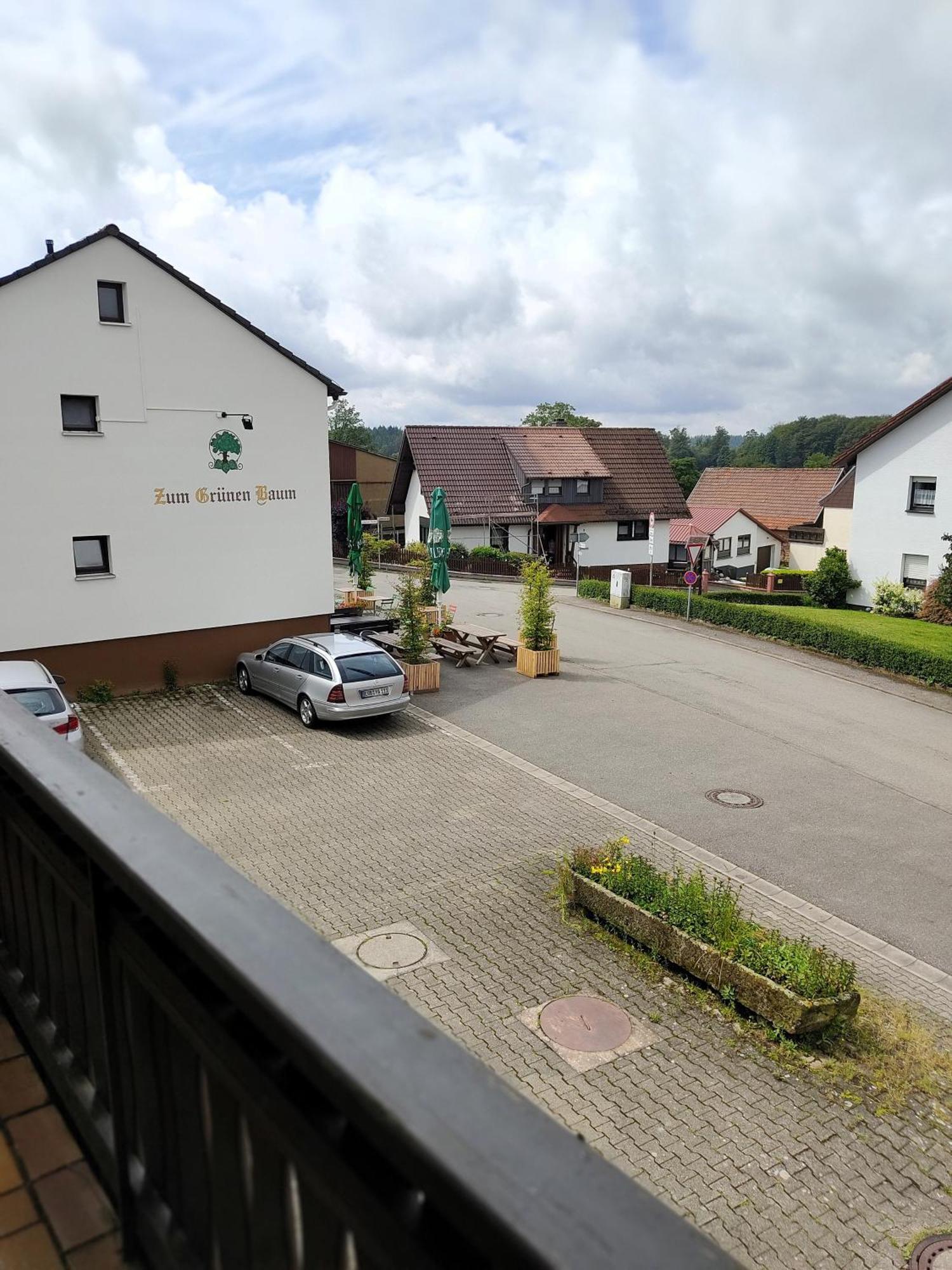 Gruenvogels Landgasthof Zum Gruenen Baum Oberzent Exterior foto